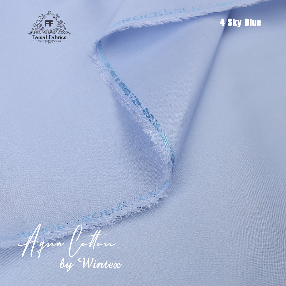 Aqua Cotton | Sky Blue