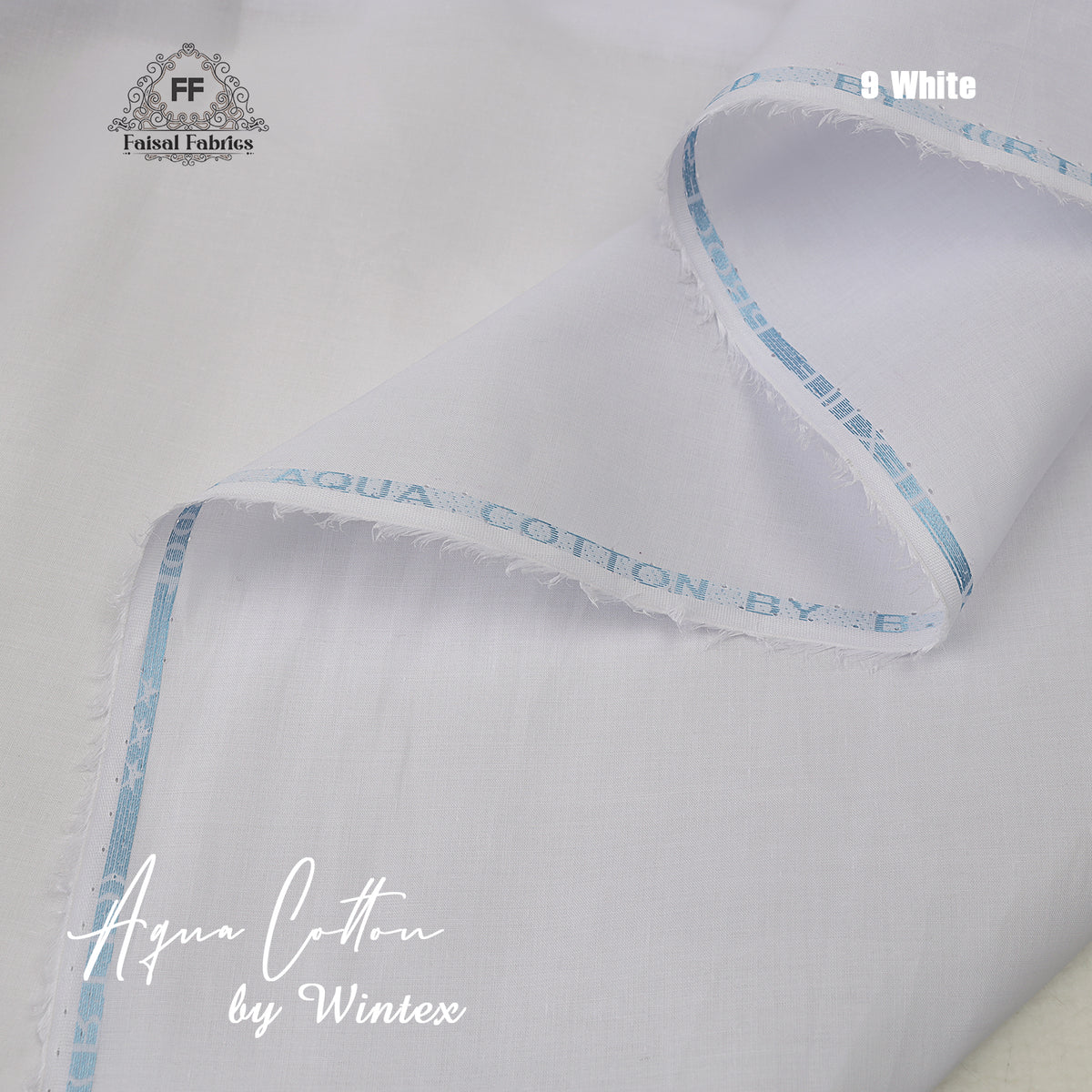 Aqua Cotton | White